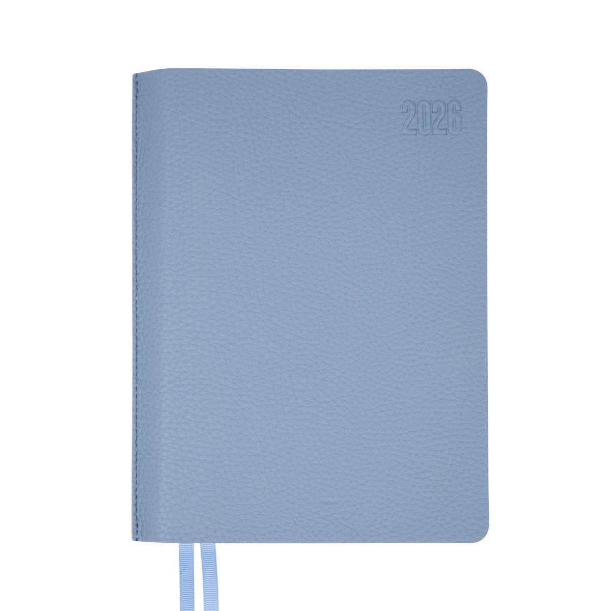 Дневник датированный 2026 Leo Planner Vitto A5 368 стр. Голубой (252644)
