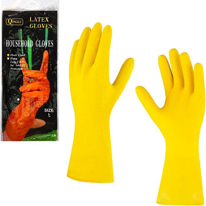 Перчатки хозяйственные латексные (0593) Перчатки хозяйственные латексные (0593)