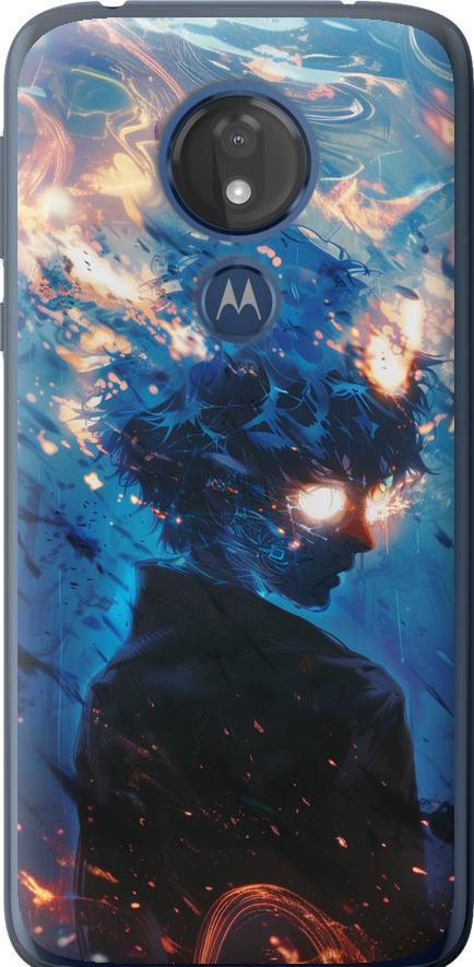 Чехол на Motorola Moto G7 Power Сатору Годжо (6129u-1657-42517)