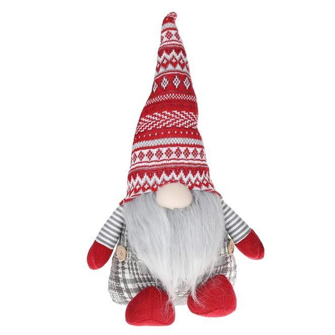 Фигурка новогодняя мягкая Flora Гном 46 см (13115)