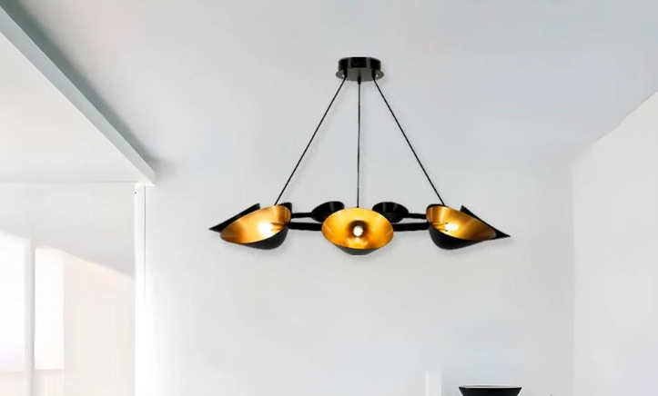 Люстра кольцевая подвесная с 12 поворотными металлическими плафонами (LF_MJ 130 BK-B) Люстра кольцевая подвесная с 12 поворотными металлическими плафонами (LF_MJ 130 BK-B)