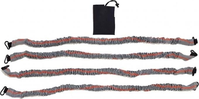 Набор эспандеров для тренировок LiveUp STRIKER TRAINING SYSTEM Черно-оранжевый (LS3666) - фото 2 Набор эспандеров для тренировок LiveUp STRIKER TRAINING SYSTEM Черно-оранжевый (LS3666) - фото 2