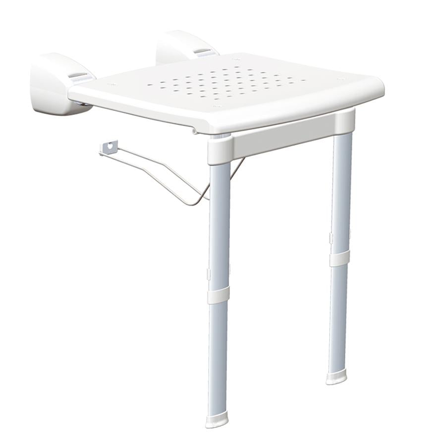 Сидіння відкидне для душової KING-PWSL-00 на ніжках з настінним кріпленням (21477046)