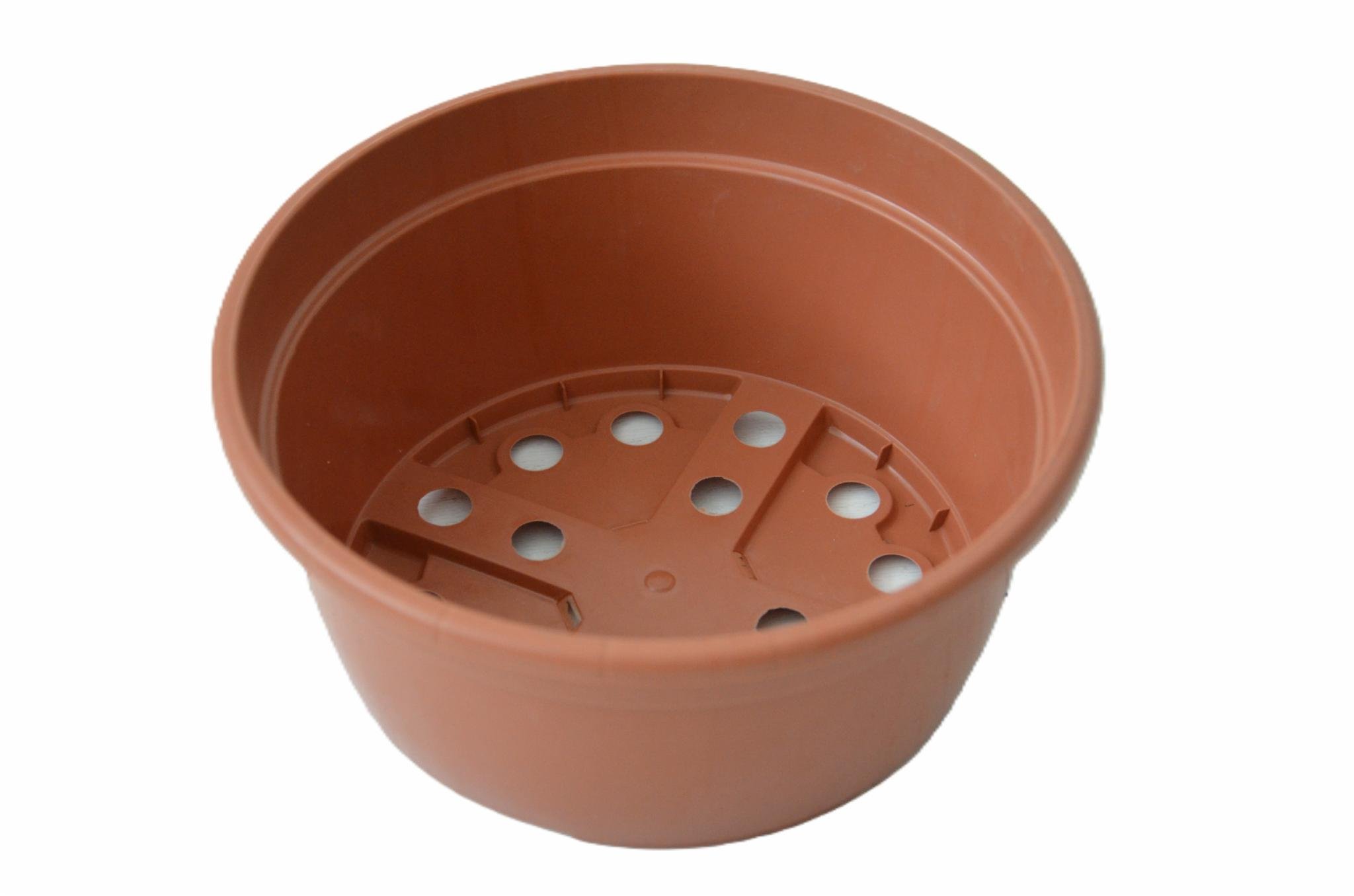 Горшок для хризантем круглый 3 л Терракотовый (27084353)