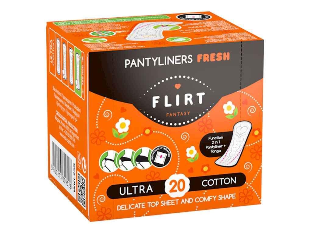 Прокладки ежедневные fantasy FLIRT fresh cotton&light 20 шт. (139821)