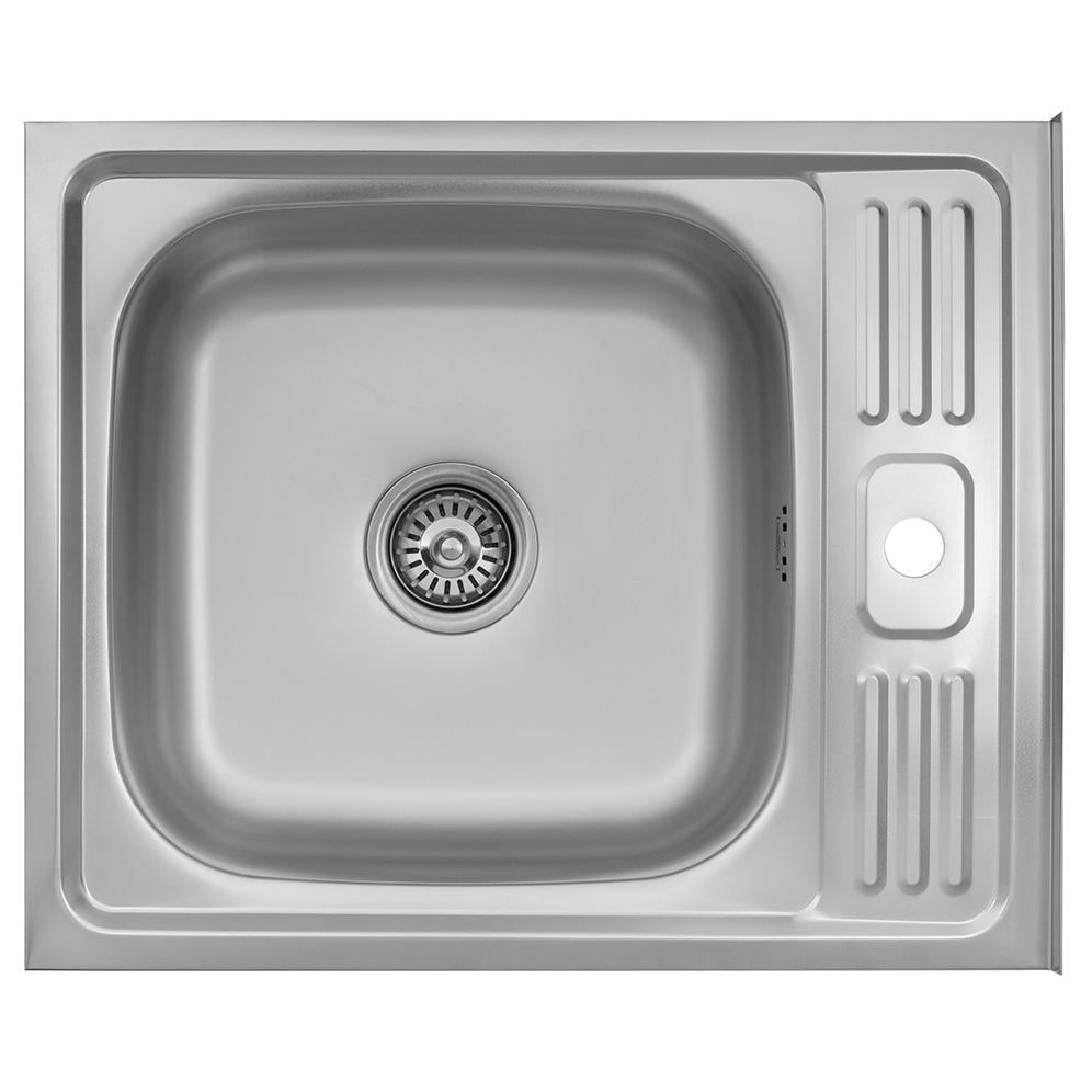 Мойка кухонная Kroner CV031911 из нержавеющей стали прямоугольная 500x600 мм (194334)