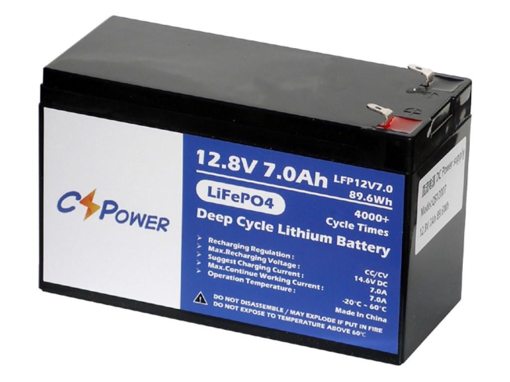 Акумулятор LiFePo4 LFP12-7 CSPower 12,8 В 7 Аг 89 Вт - фото 2 Акумулятор LiFePo4 LFP12-7 CSPower 12,8 В 7 Аг 89 Вт - фото 2