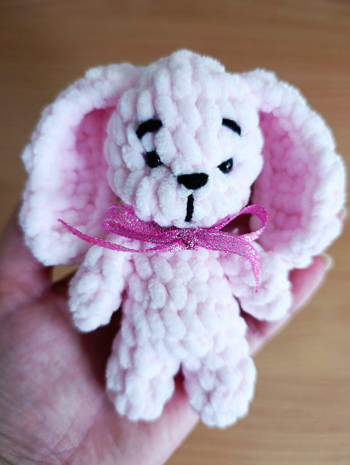 М'яка іграшка Плюшевий зайка ручної роботи 15-17 см (зайка-1) - фото 3 М'яка іграшка Плюшевий зайка ручної роботи 15-17 см (зайка-1) - фото 3