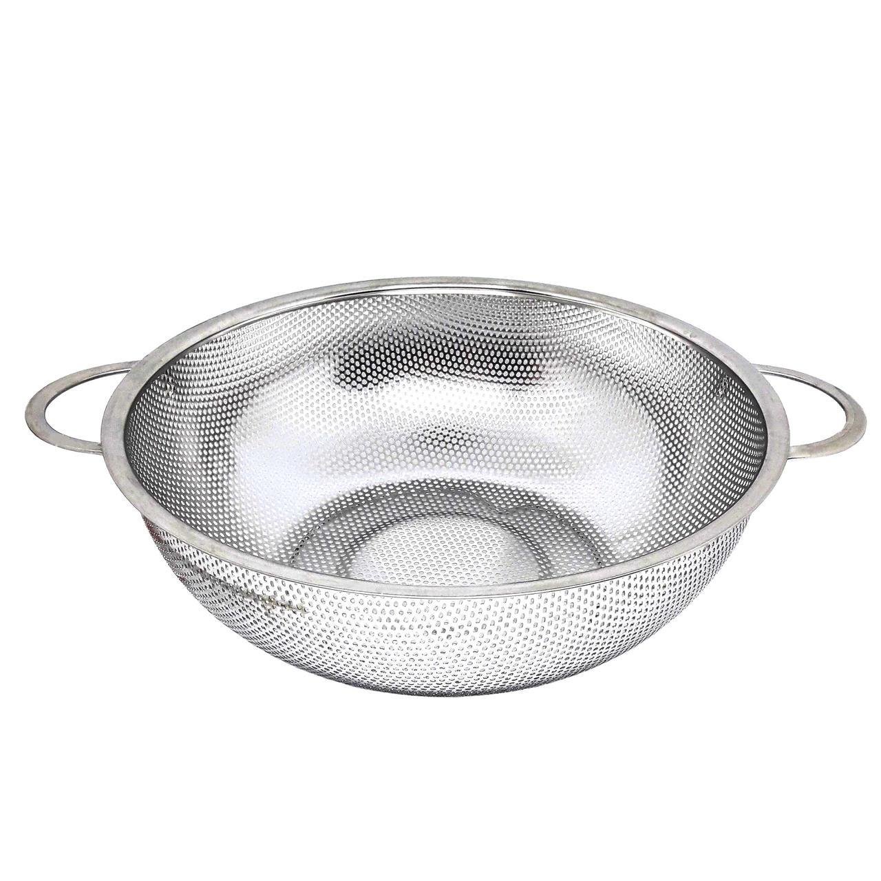 Дуршлаг лазерный из нержавейки A-Plus SS1265 25 см на две ручки (204858-25)