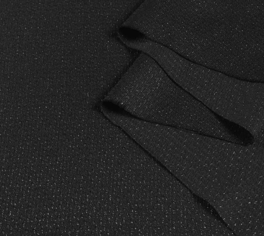 Ткань жаккард ширина 145 см Черный (11849.001) - фото 1 Ткань жаккард ширина 145 см Черный (11849.001) - фото 1