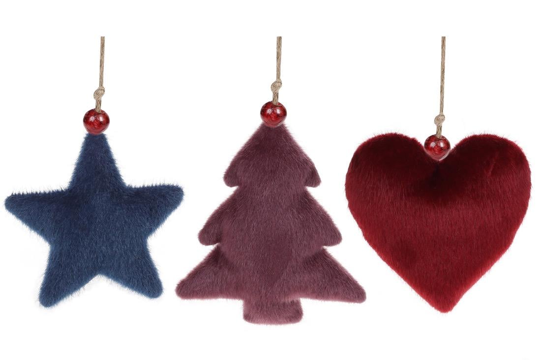 Набор елочных украшений BonaDi 3 шт. (738-241)