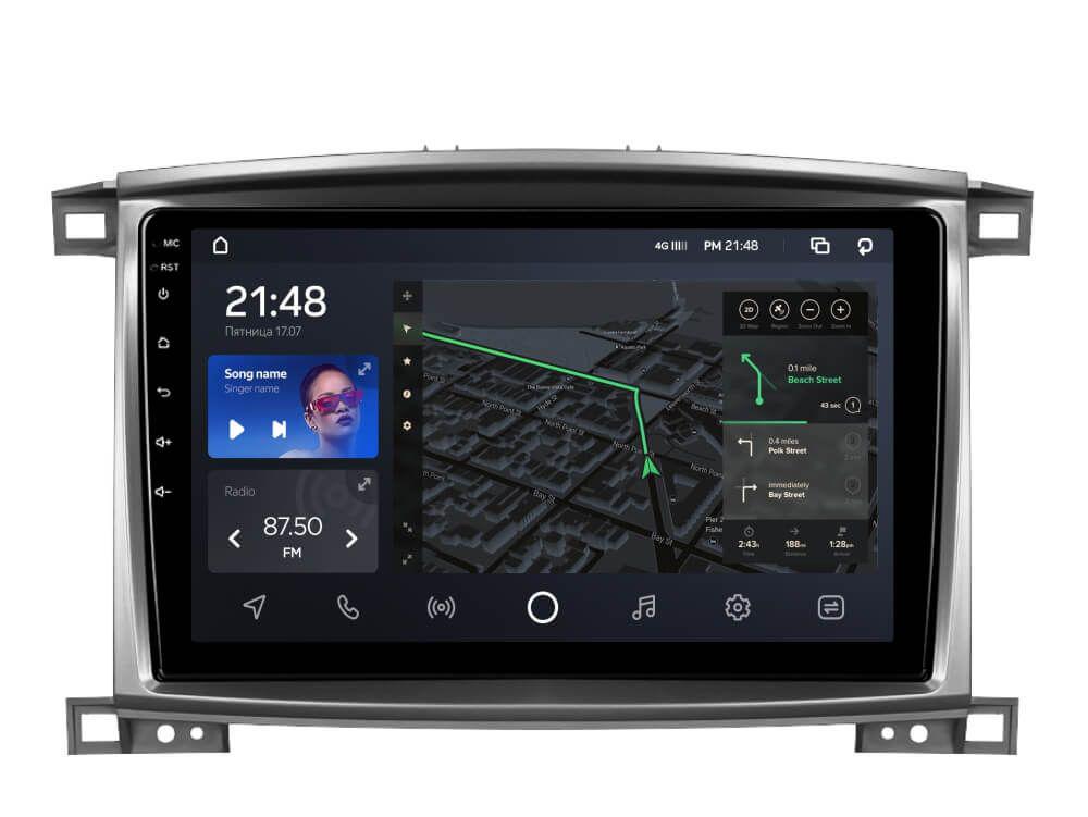 Штатная магнитола CYCLONE C10-004 4-64Gb 2k DSP Toyota Land Cruiser LC 100-B 2002-2007 B