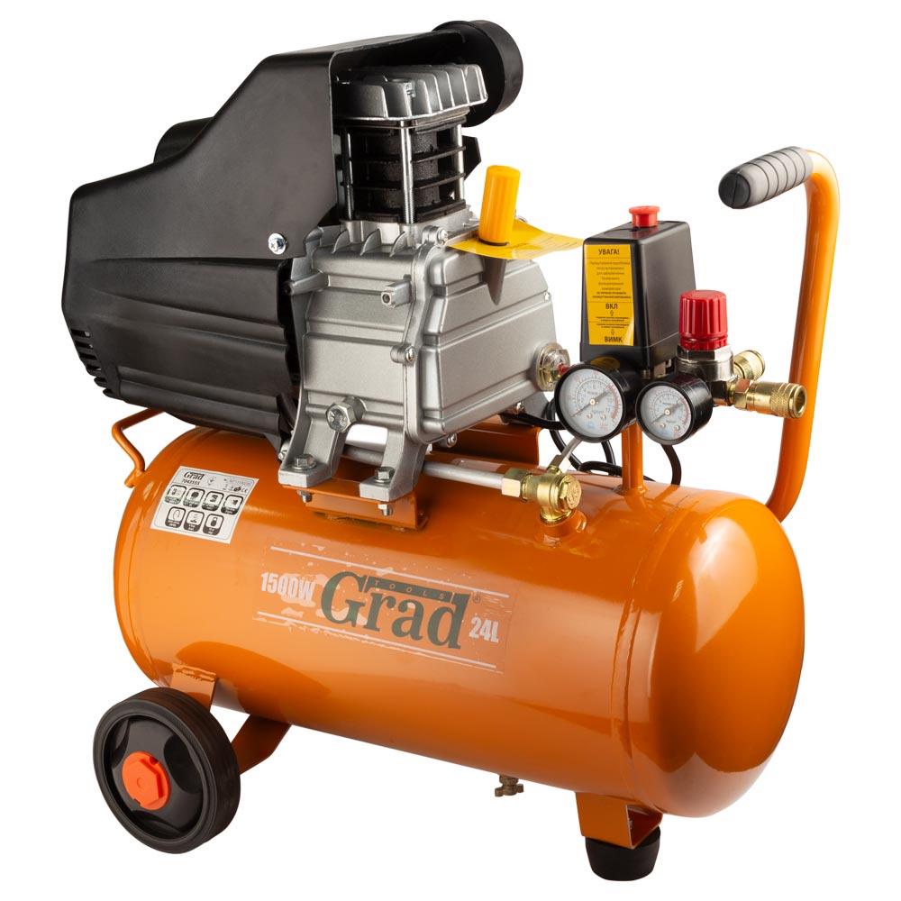 Компрессор одноцилиндровый Grad 1,5 кВт (7043555)