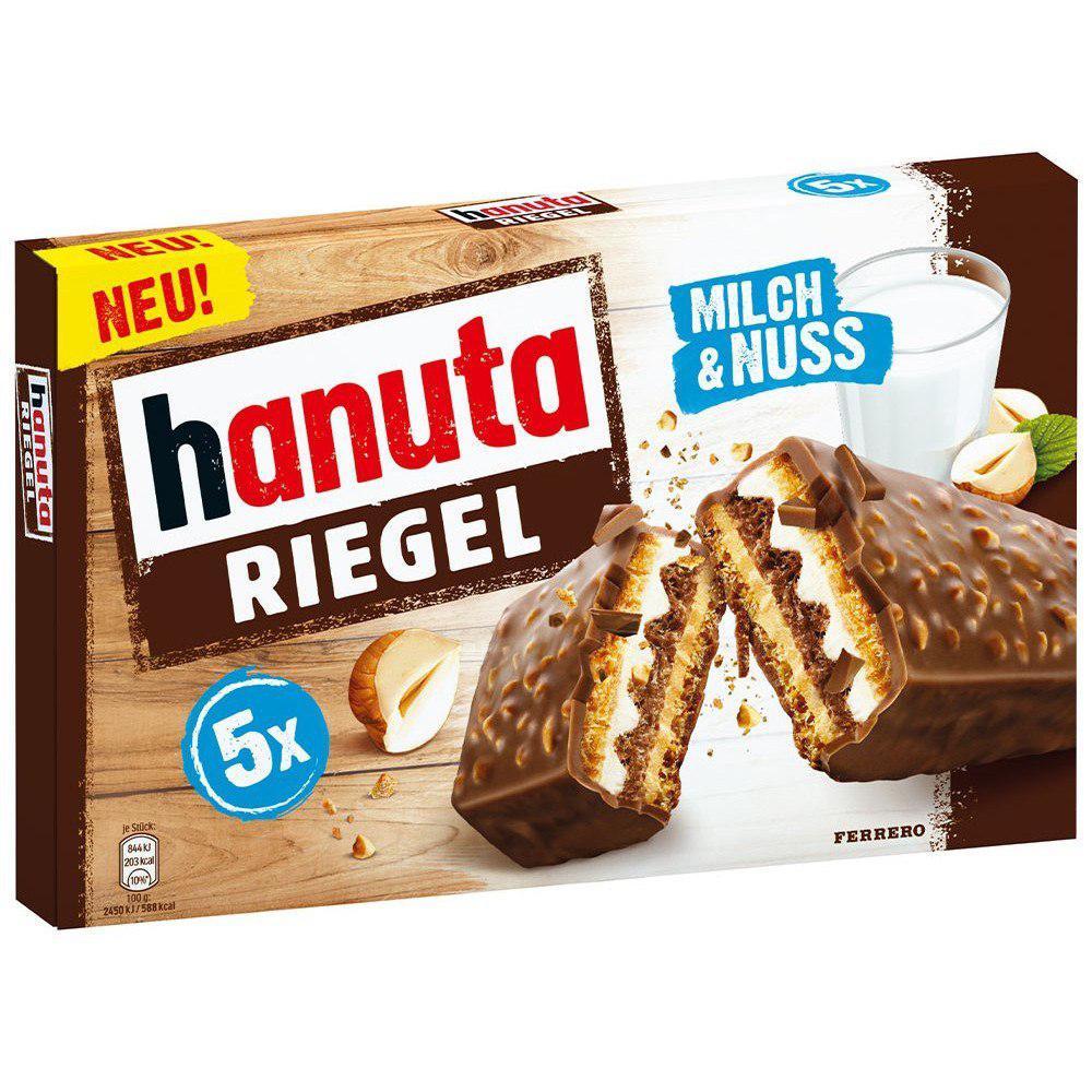 Вафли в шоколаде Hanuta Riegel 173 г