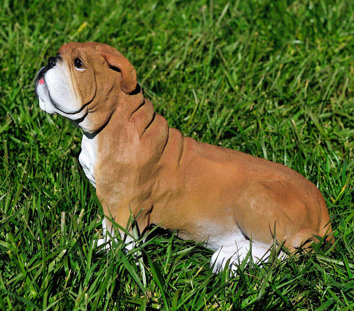 Садовая фигура собака Бульдог сидячий 26 см (814) - фото 2 Садовая фигура собака Бульдог сидячий 26 см (814) - фото 2