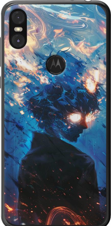 Чехол на Motorola One Сатору Годжо (6129t-1589-42517)