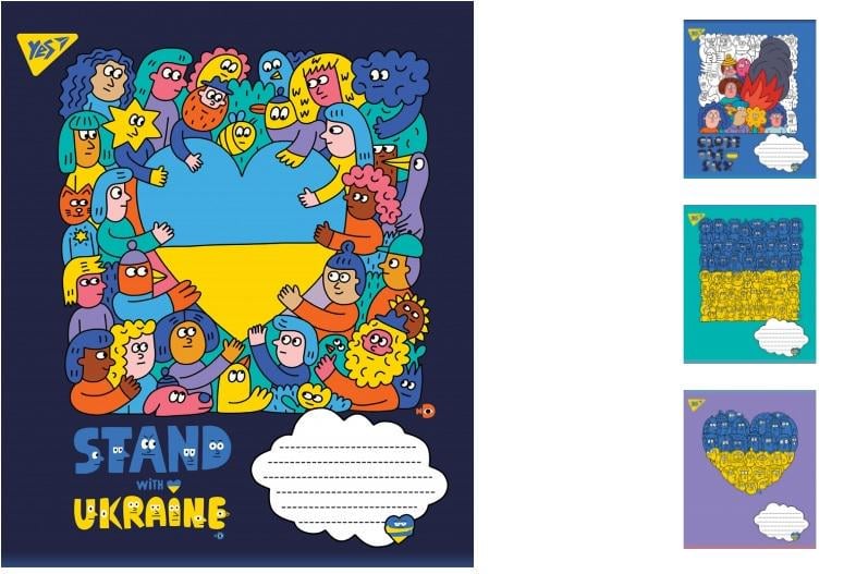 Зошити учнівські у лінійку YES Ukraine 36 арк. 15 шт. в уп. (MTT-148806) Зошити учнівські у лінійку YES Ukraine 36 арк. 15 шт. в уп. (MTT-148806)