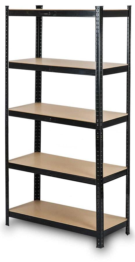 Стелаж металевий Siker GoodTool P9040 5 полиць 180х90х40 см Чорний (3900) - фото 12