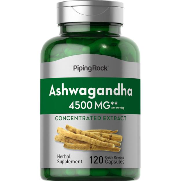 Ашваганда Piping Rock Ashwagandha 4500 мг 120 Caps Ашваганда Piping Rock Ashwagandha 4500 мг 120 Caps