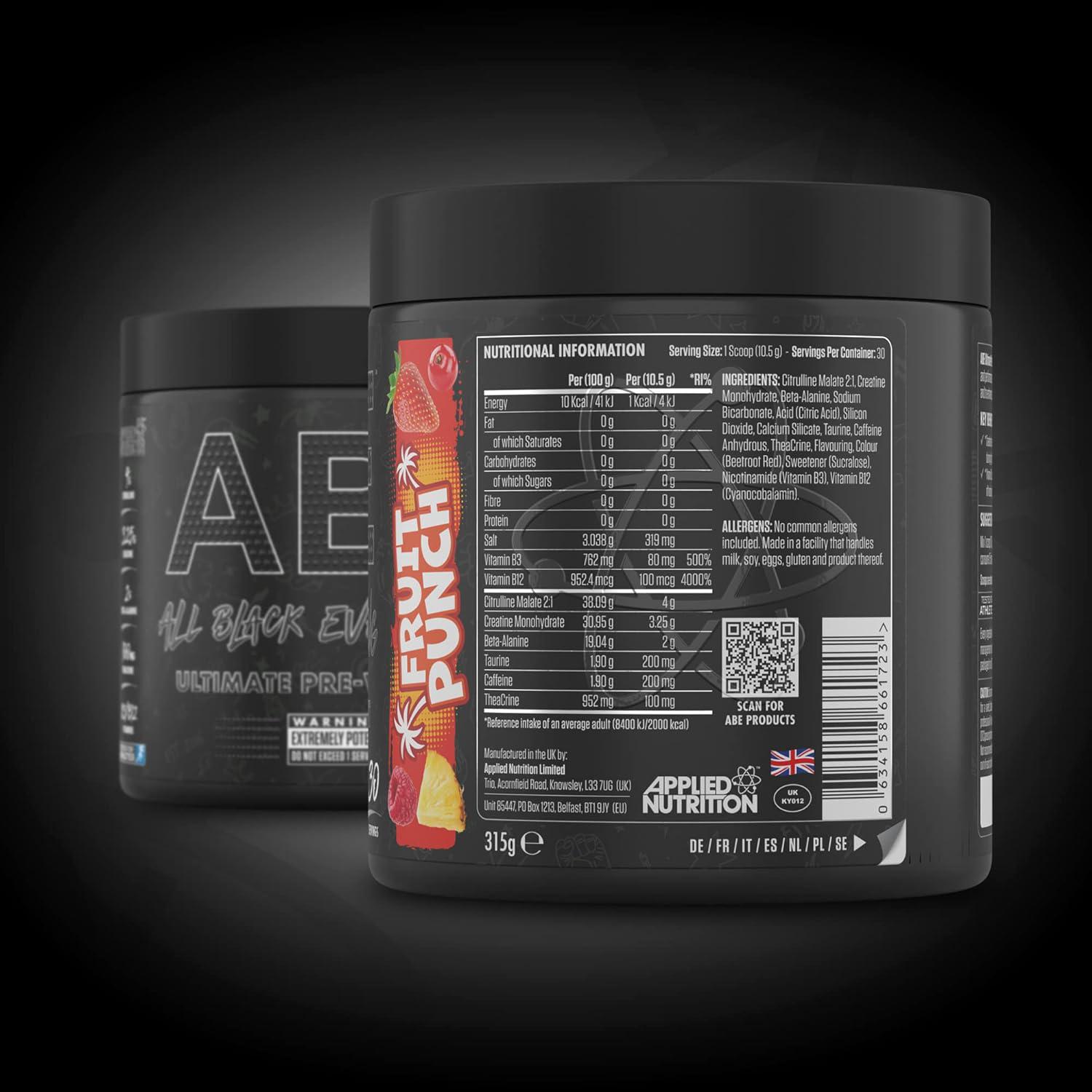 Комплекс предтренировочный Applied Nutrition ABE Fruit Punch 315 г - фото 2