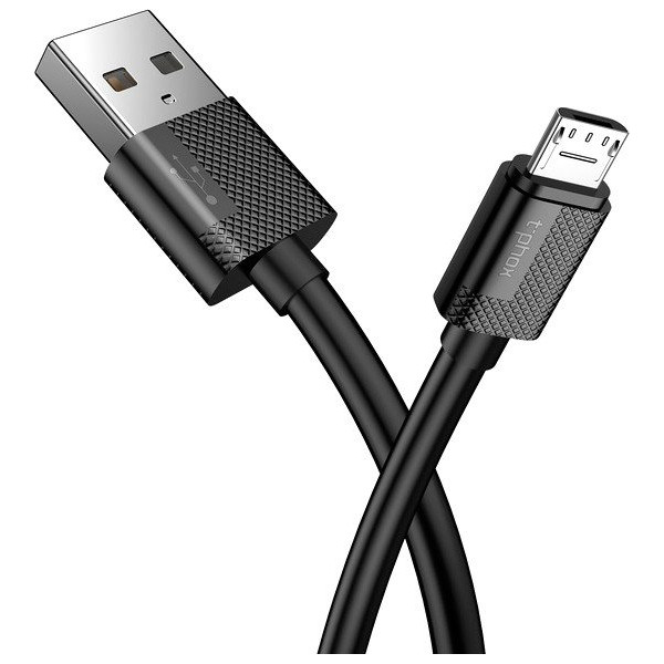 Кабель T-Phox Nets T-M801 Micro USB 0.3 м Black