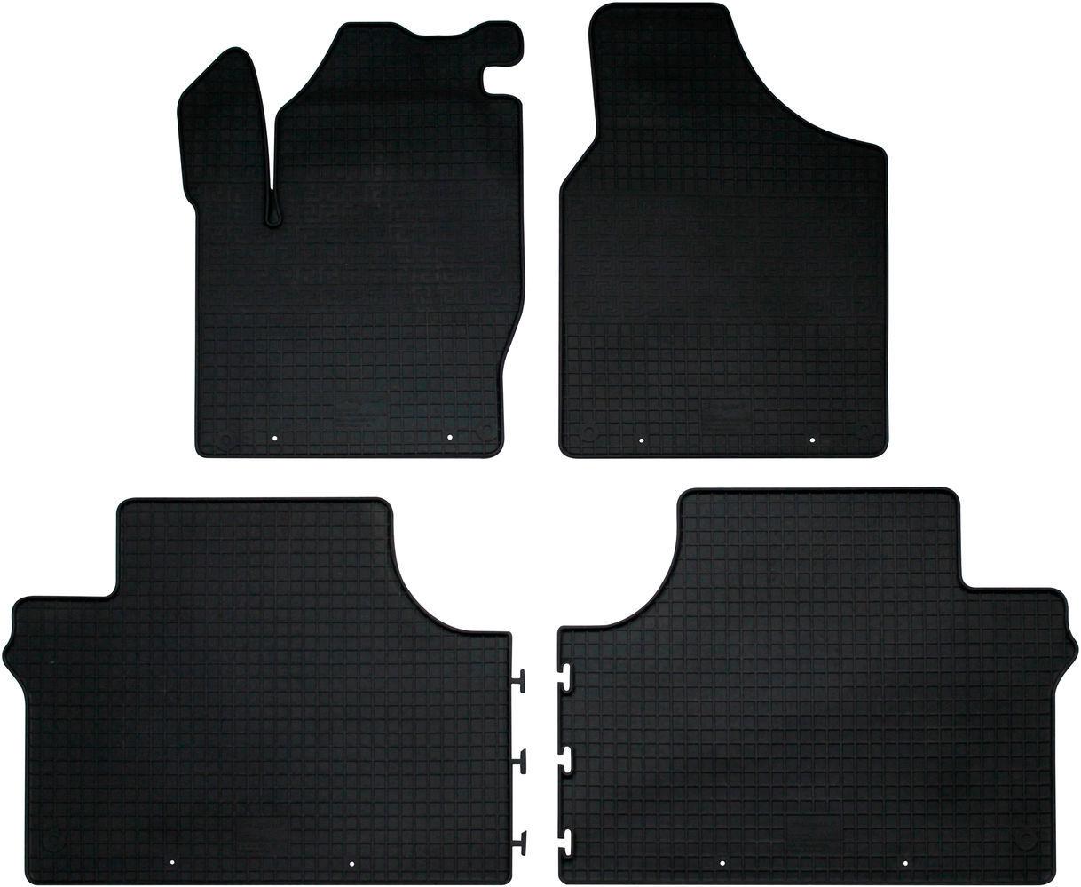 Коврики автомобильные в салон Polytep VW Sharan с 95-10 г.в. 4 шт. Черный (15293071)