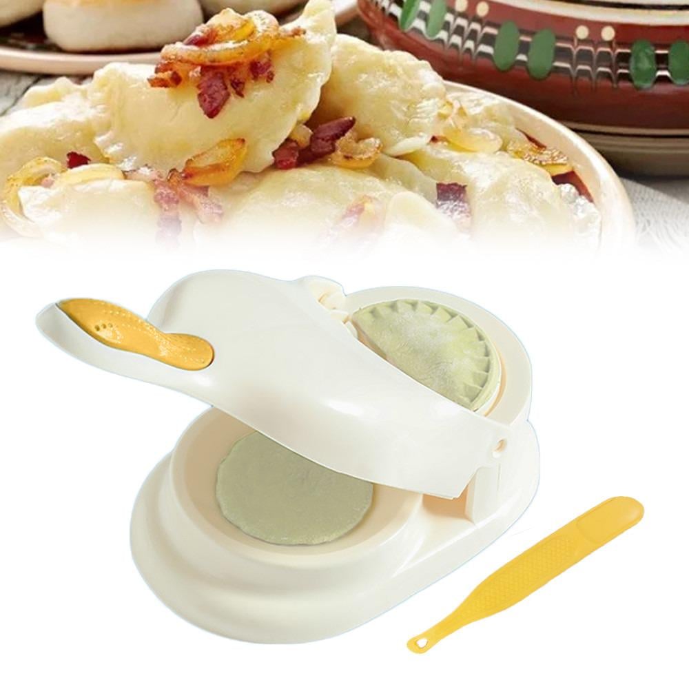 Машинка-апарат ручна Good Idea Dumpling Mold 2в1 для розкачування тіста 27,5х23х12,4 см Білий (4344MА) - фото 2