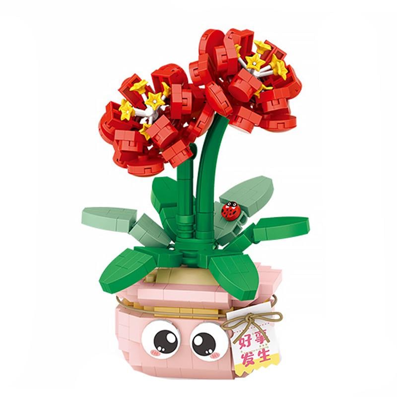 Конструктор 3D LOZ 8841 Амариллис Набор строительных блоков пластиковый 430 дет. (22391998)