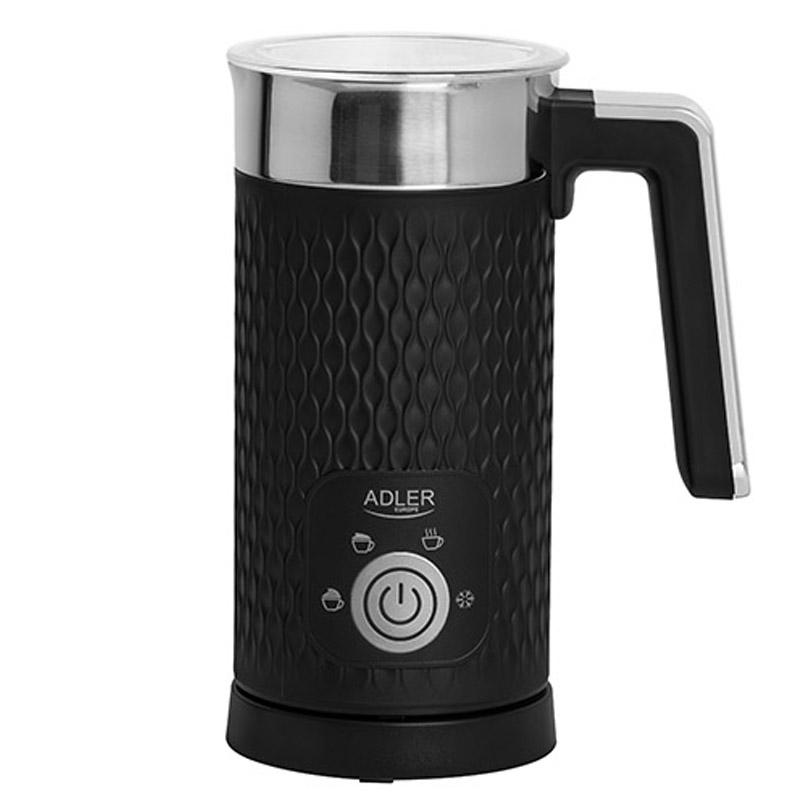 Капучинатор электрический для дома Adler AD 4494 автоматический 0,5 кВт 4 режима Черный