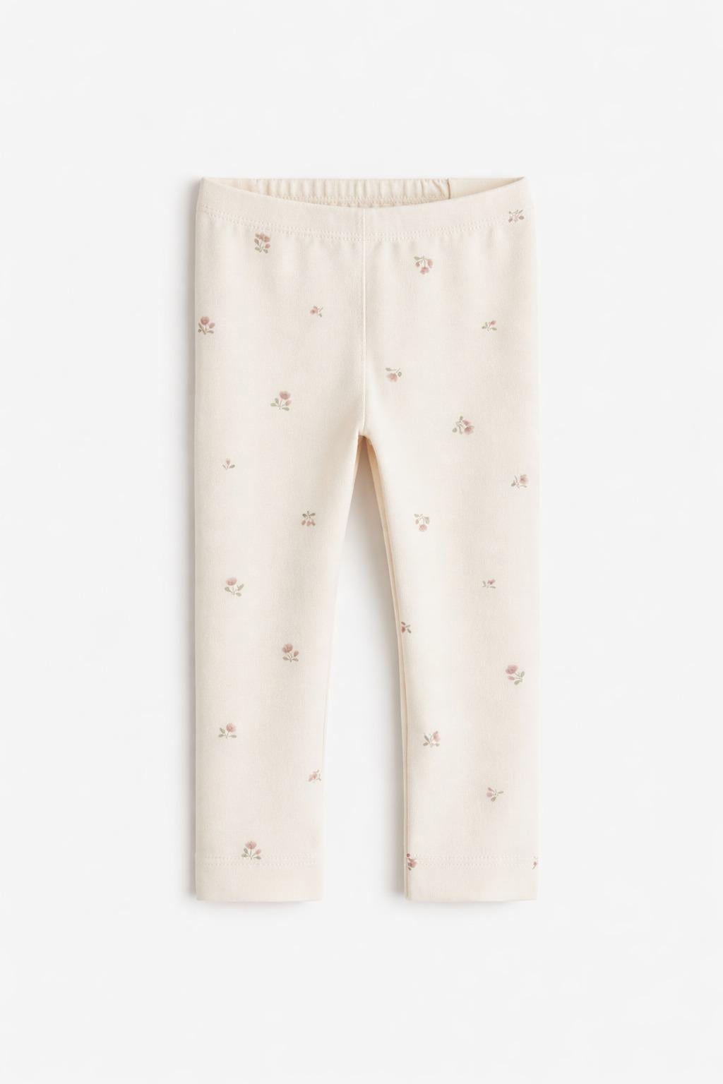 Лосины H&M Цветы 50 см Белый (1239679)