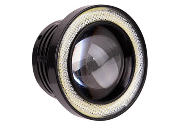 Линзы LED Angel Eves 60223 12V 55W D 76 мм White/Yellow (AG-2510 W+Y)