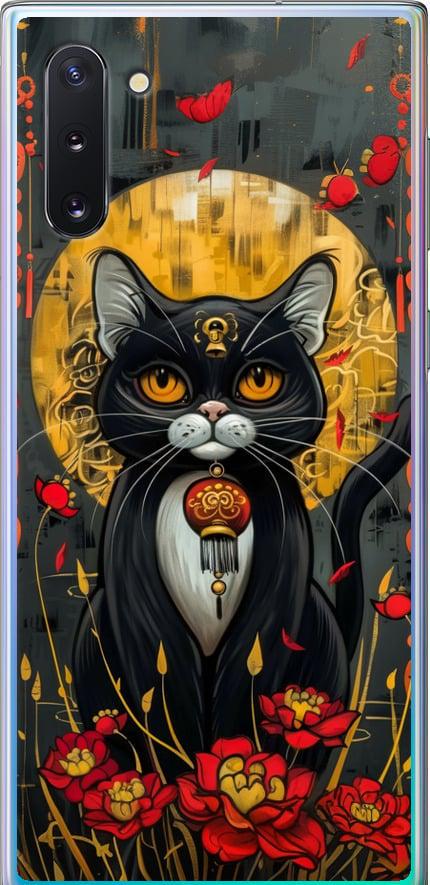 Чехол на Samsung Galaxy Note 10 China Cat (6134t-1718-42517)
