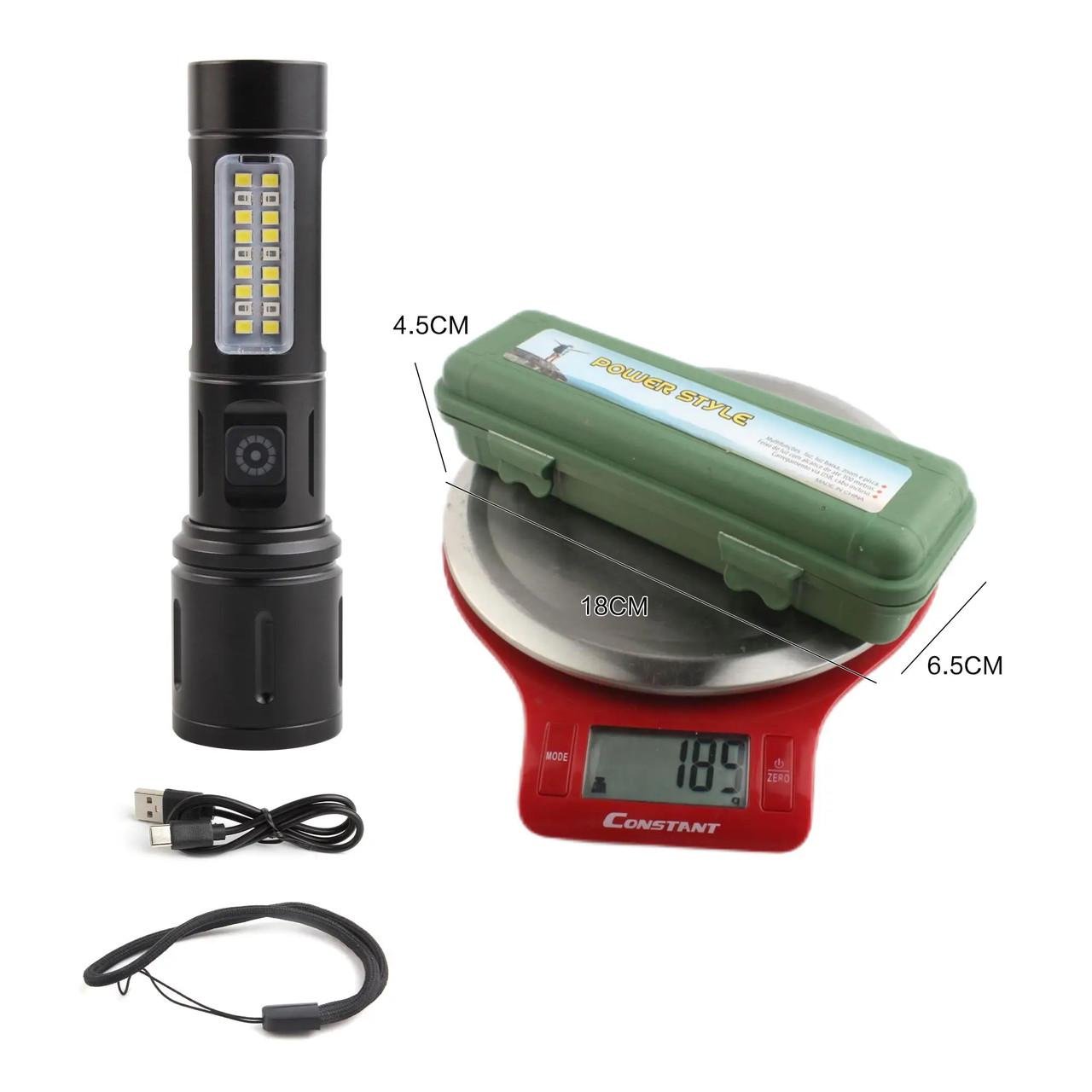 Фонарь ручной COBA CB 603-TG для походов и туризма с USB зарядкой и красным светом (9067) - фото 10 Фонарь ручной COBA CB 603-TG для походов и туризма с USB зарядкой и красным светом (9067) - фото 10