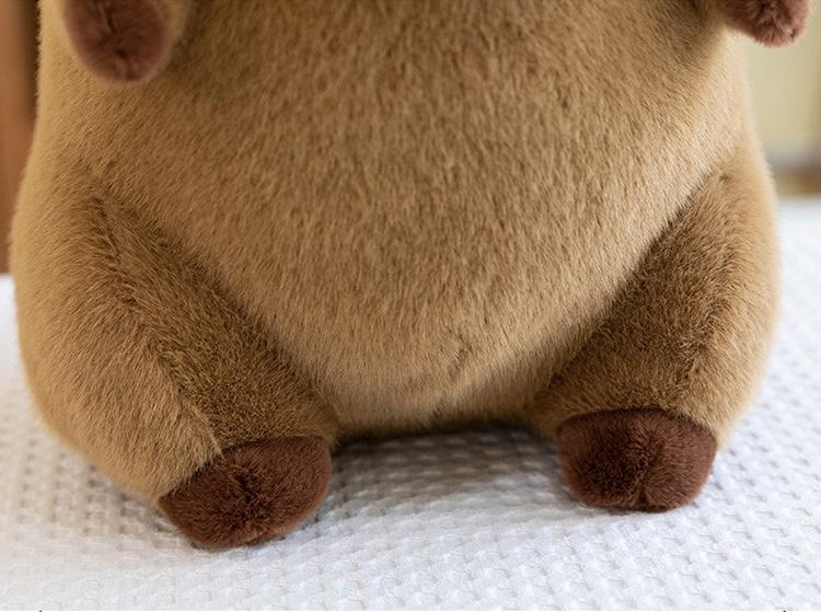 М'яка іграшка Капібара 50 см в зелених окулярах - фото 4