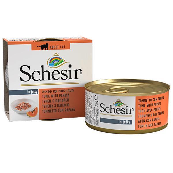 Корм вологий Schesir Tuna Papaya 75 г