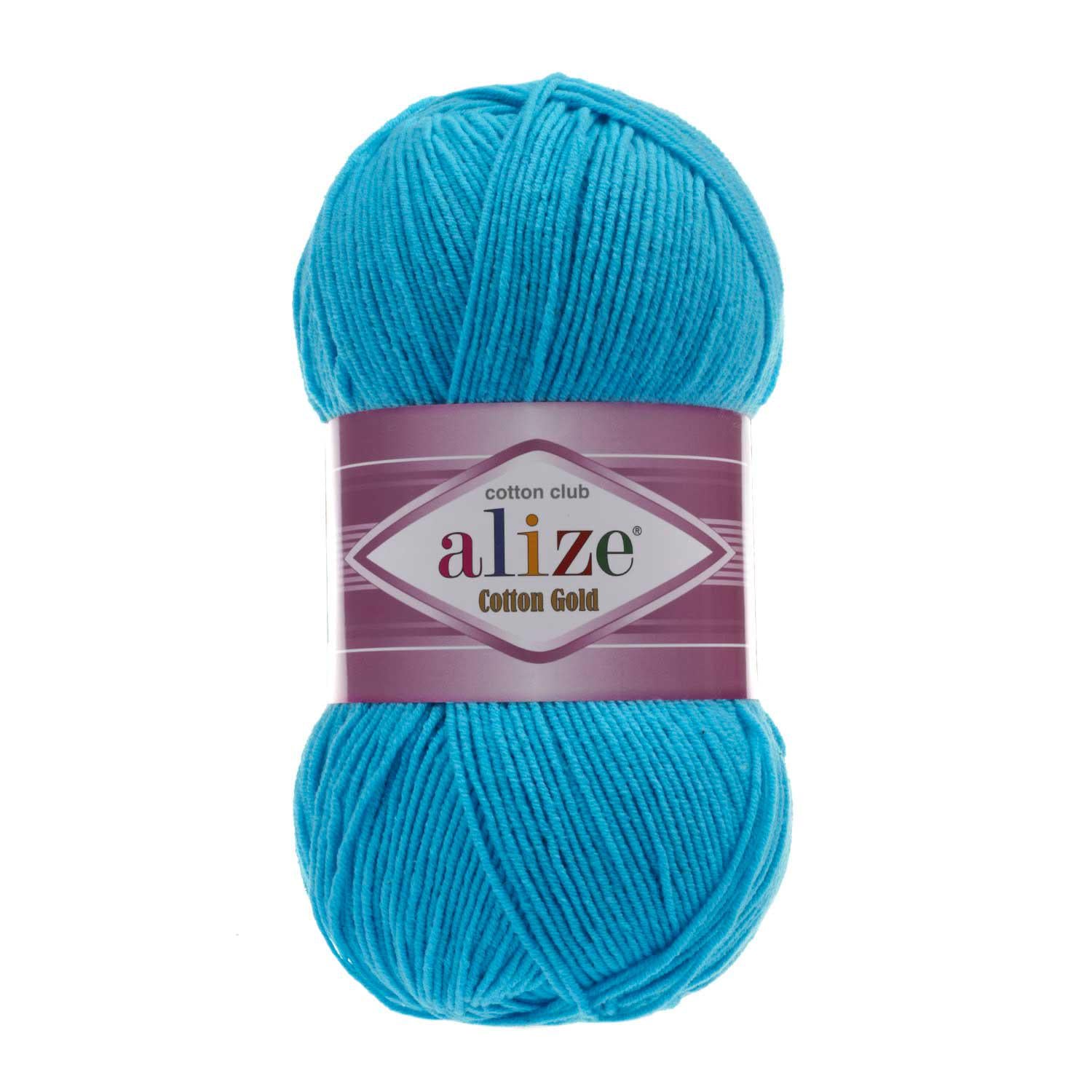 Пряжа Alize Cotton Gold 16 бірюза (6400)