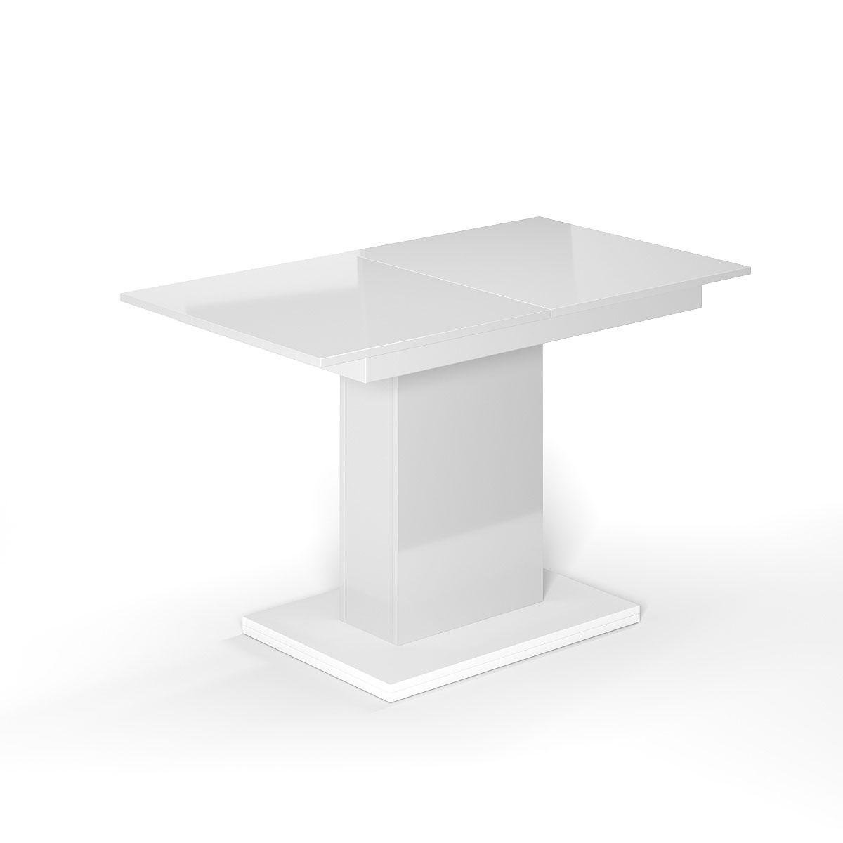 Обеденный стол-трансформер Boston M 1200х690х750 мм Белый бриллиант/Белый МДФ (GATB12011617000) - фото 2 Обеденный стол-трансформер Boston M 1200х690х750 мм Белый бриллиант/Белый МДФ (GATB12011617000) - фото 2