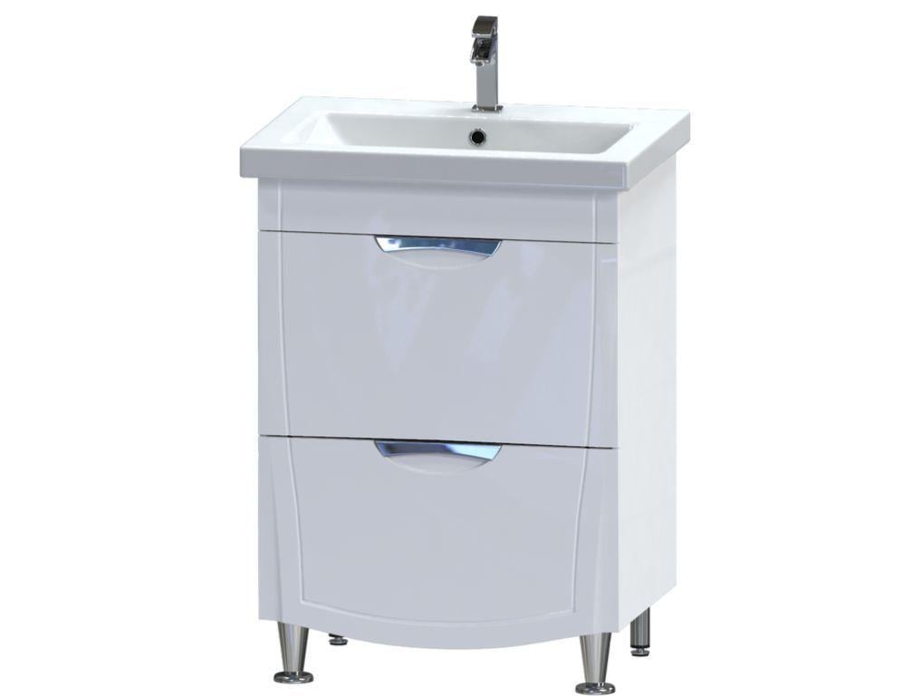 Тумба с умывальником напольная Aquarius MERETE AQ-U1112662944 60x82x44 см Белый (152788)