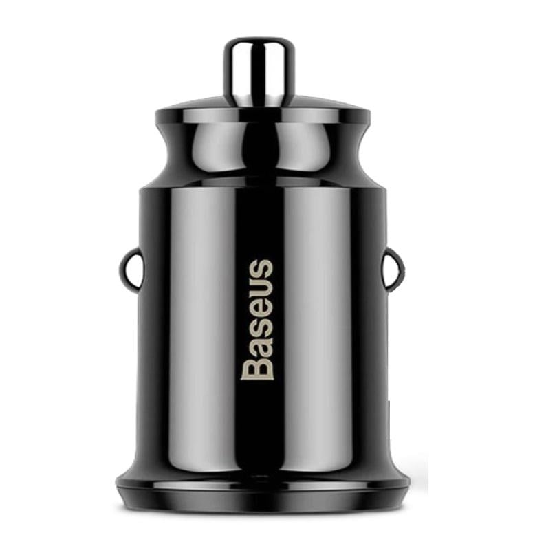 Зарядний пристрій для телефонів автомобільний BASEUS CCYD-A01 Quick Charge з двома USB 30 Вт 12-24 В (24181429)
