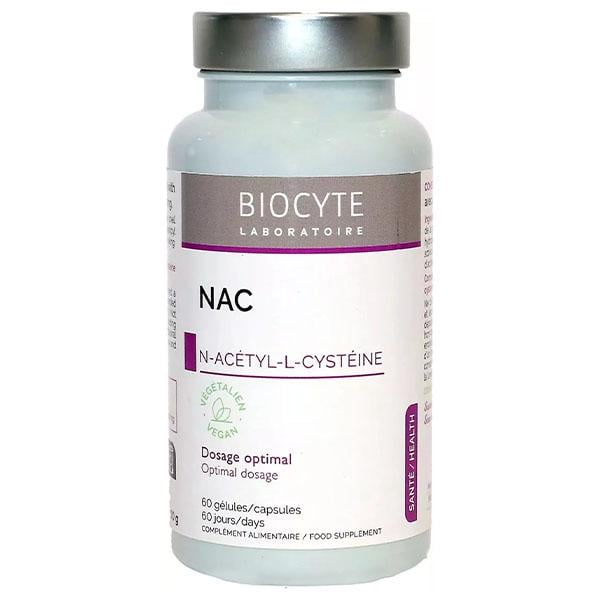 Ацетилцистеин Biocyte NAC 590 мг 60 гел. капс. (000024440)