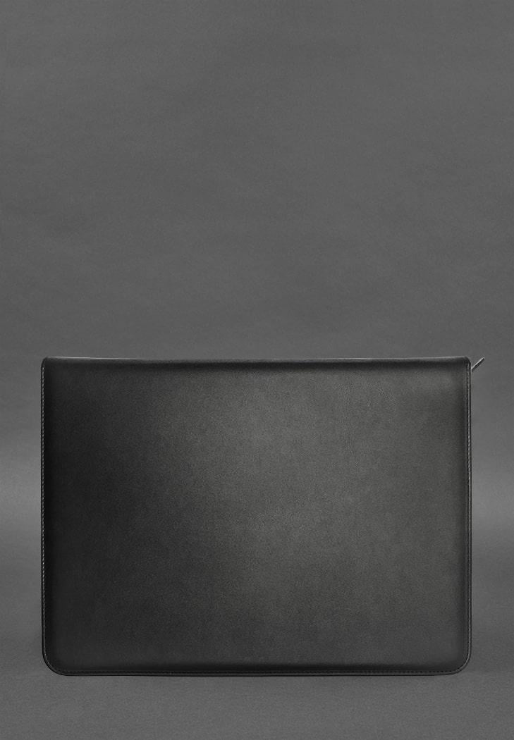 Папка шкіряна А4 на блискавці для документів Чорний (A-027395) - фото 4 Папка шкіряна А4 на блискавці для документів Чорний (A-027395) - фото 4