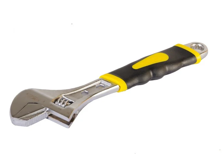 Ключ розвідний Mastertool 0-47 мм із двокомпонентною ручкою переставна губка 300 мм (76-0424)