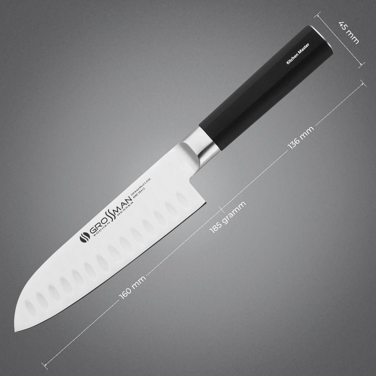 Нож кухонный сантоку Grossman Sashimi (26468174) - фото 9 Нож кухонный сантоку Grossman Sashimi (26468174) - фото 9