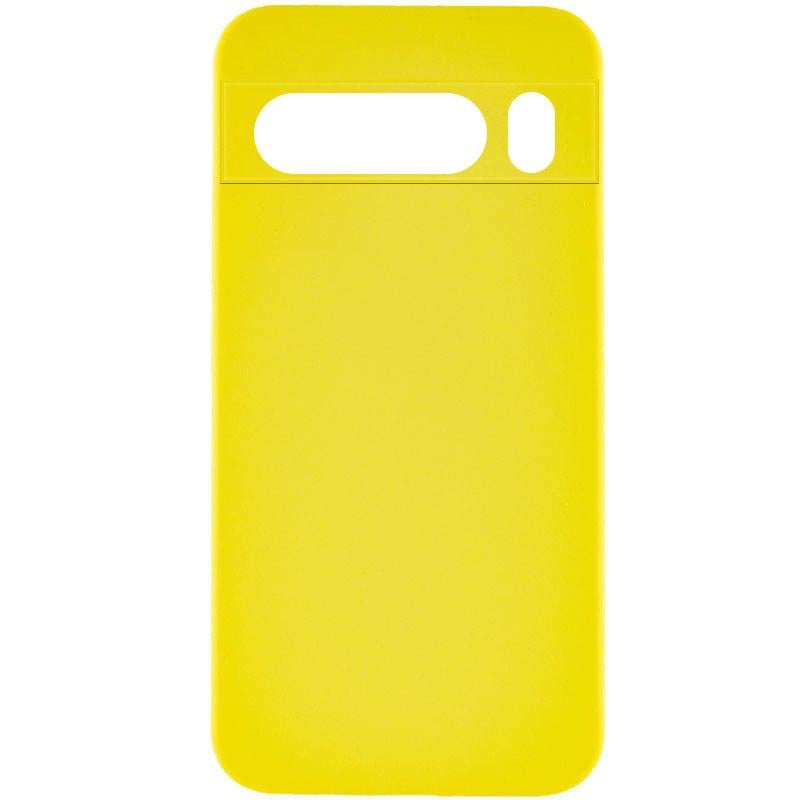 Противоударный чехол Silicone Cover Lakshmi Full Camera (AAA) для Google Pixel 8 Pro Желтый / Yellow