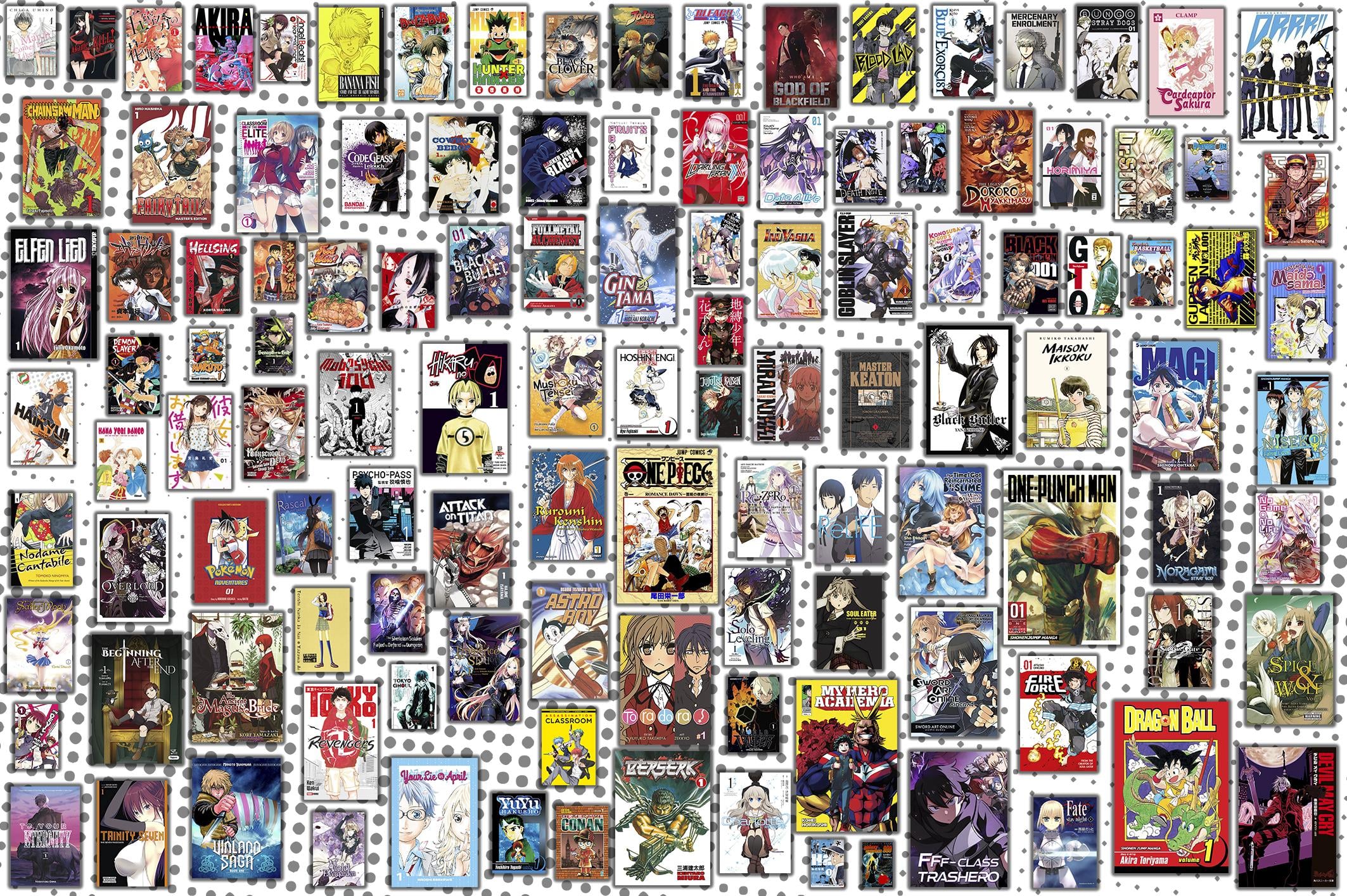 Фотообои Upstream Коллаж из обложек популярных манг 245х368 см (SPF-141/6)
