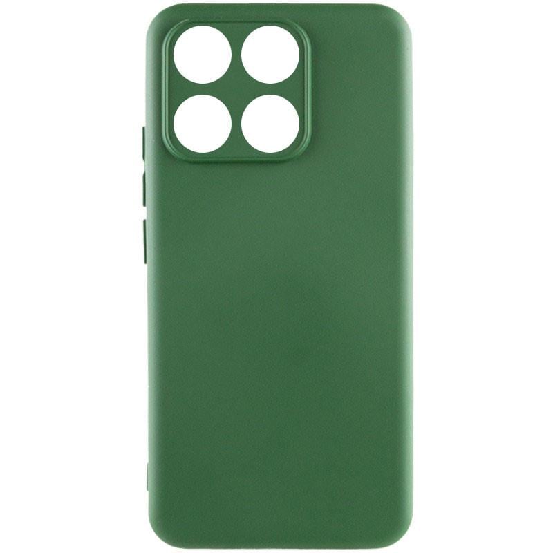 Противоударный чехол Silicone Cover Lakshmi Full Camera (AA) для Xiaomi 14 зеленый