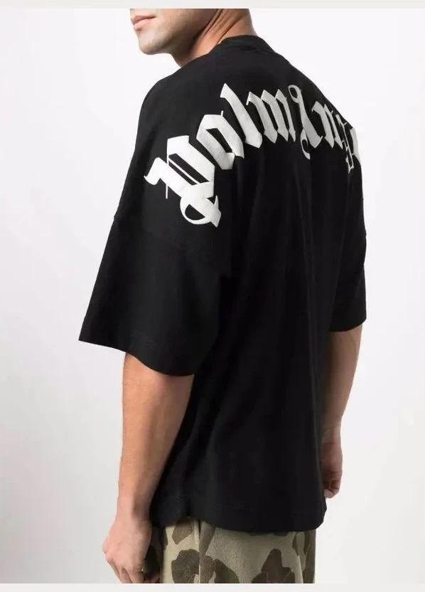 ᐉ Футболка мужская Palm Angels Logo Print T-Shirt Oversise PAW