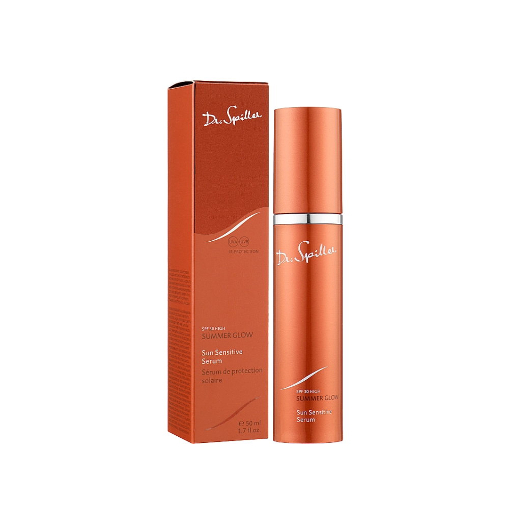 Сироватка для обличчя сонцезахисна з SPF30 Dr. Spiller Summer Glow Sun Sensitive Serum SPF30 50 мл