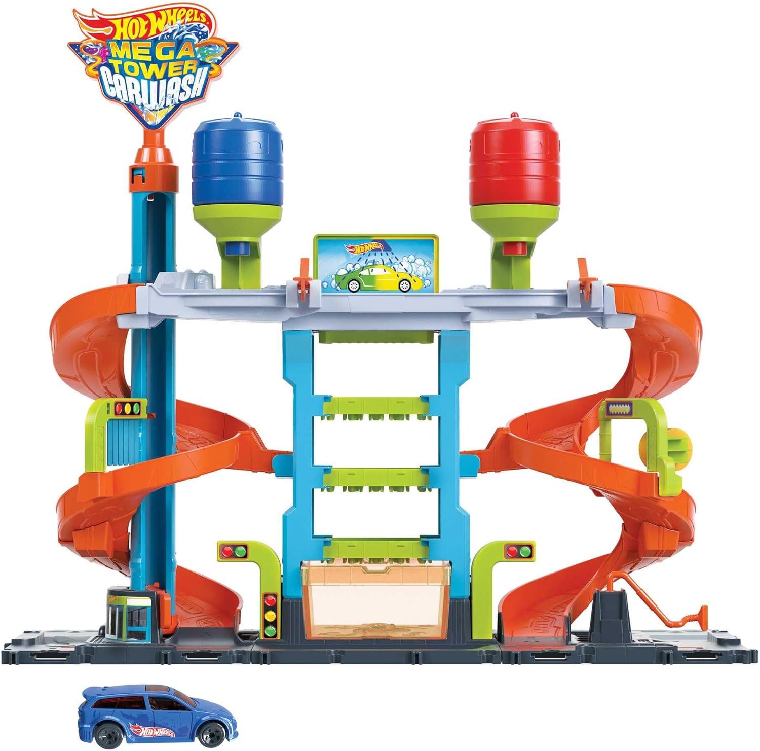 Трек Hot Wheels City Mega Car Wash (HWT43)