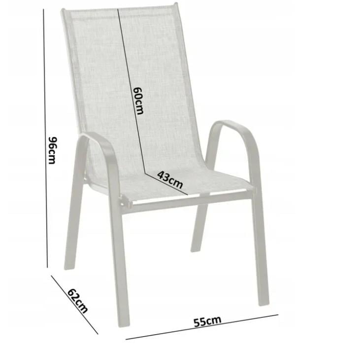 Набор садовых стульев Garden Line для улицы/дачи Серый - фото 2 Набор садовых стульев Garden Line для улицы/дачи Серый - фото 2